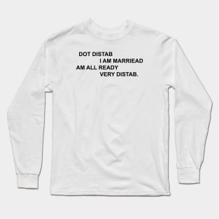 DOT DISTAB Long Sleeve T-Shirt